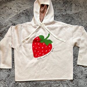 NWOT Kate Spade for Target Strawberry Hooded Sweater